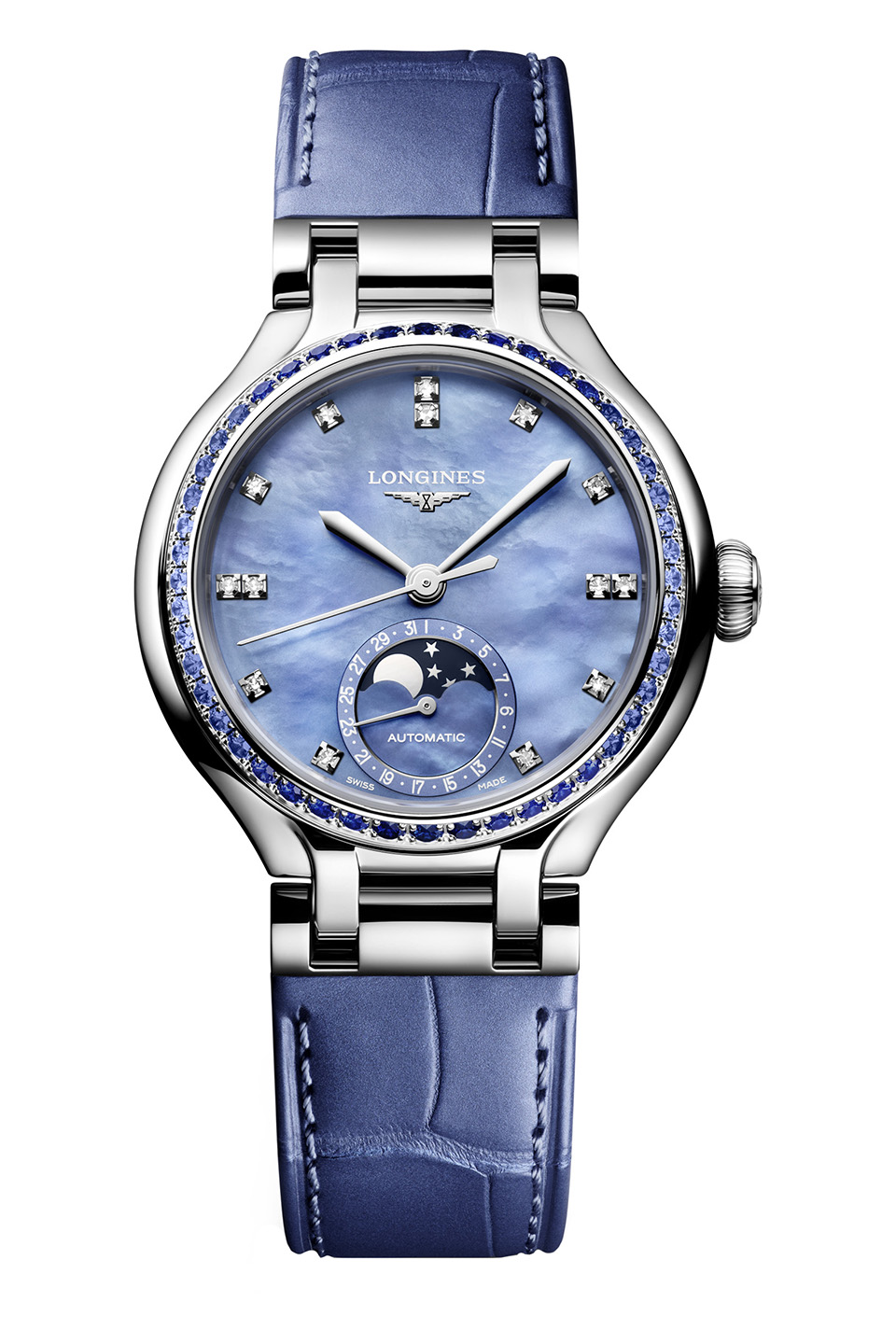 Hodinky Longines PrimaLuna Moonphase L81260972 Prohlédněte si tento model zblízka kliknutím na fotografii