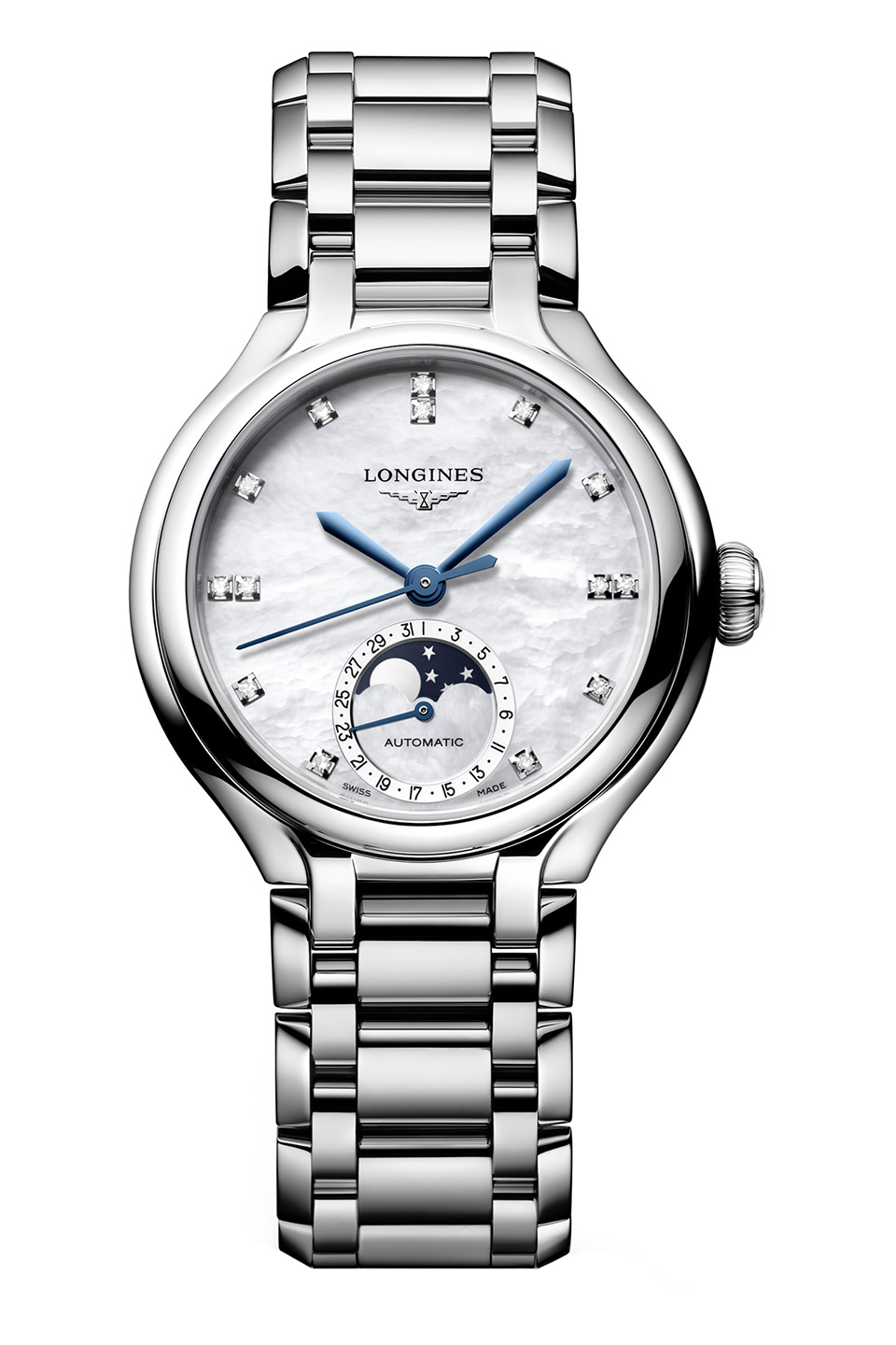 Hodinky Longines PrimaLuna Moonphase L81264876 Prohlédněte si tento model zblízka kliknutím na fotografii