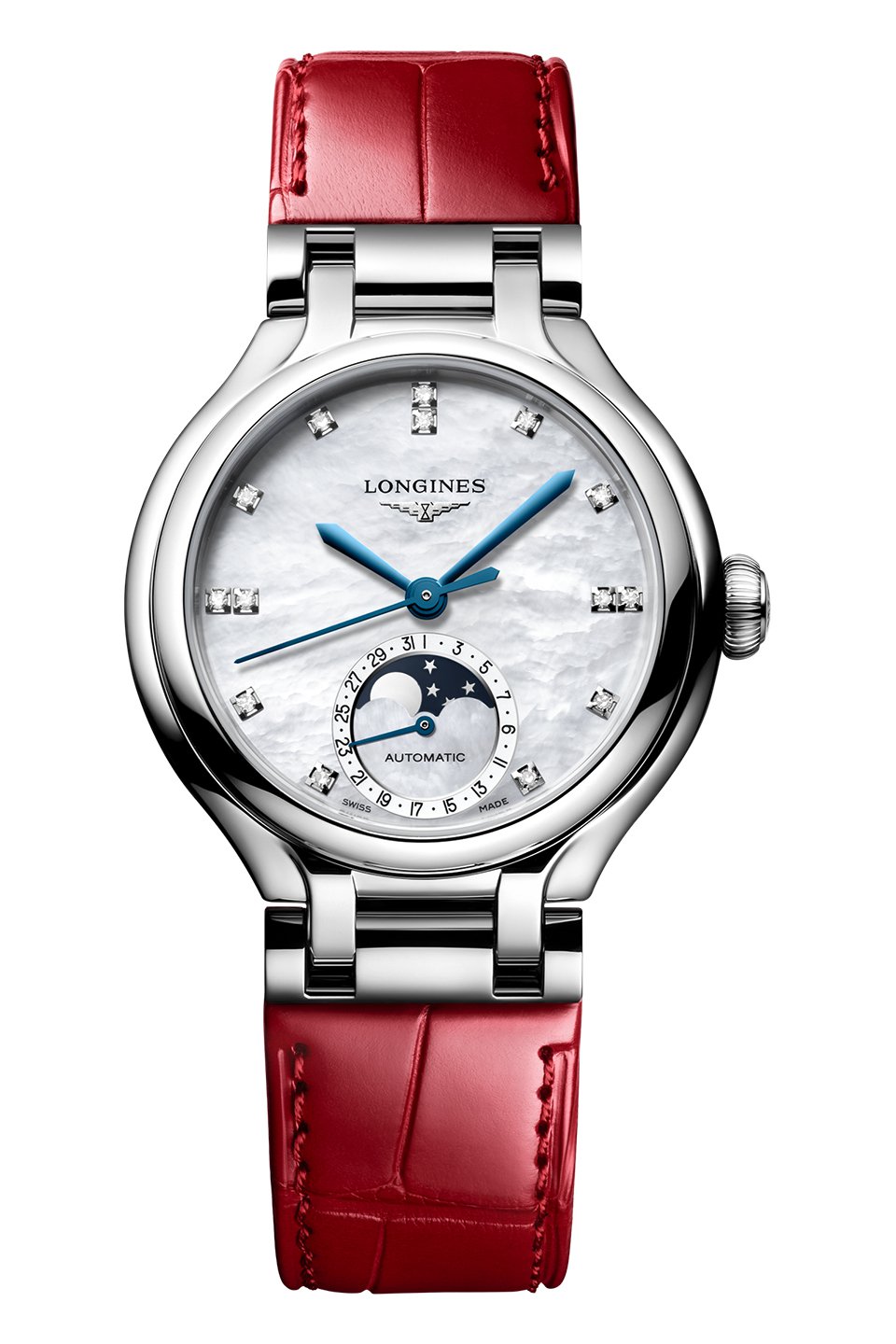 Hodinky Longines PrimaLuna Moonphase L81264872 Prohlédněte si tento model zblízka kliknutím na fotografii
